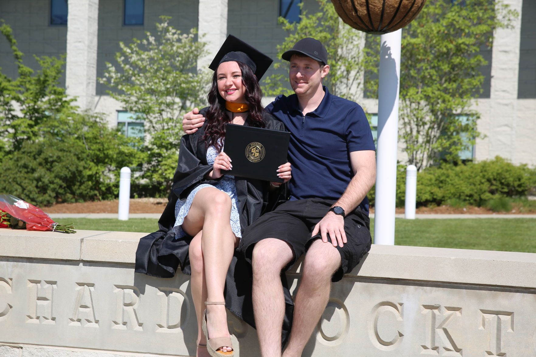 Stockton University commencement Tuesday, May 11, 2021 at the Galloway Township campus